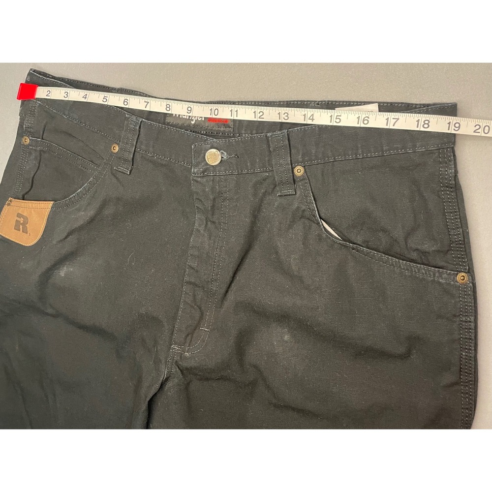Wrangler Riggs Workwear Mens Black Ripstop Carpenter Pants 38x30‎ 103W020BL - Picture 8 of 14